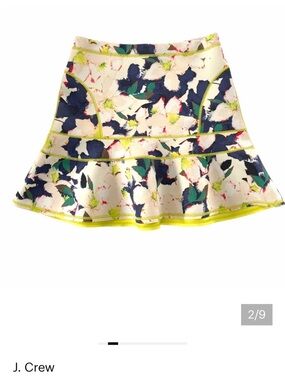 J. Crew Cove Scuba Neoprene Flared Skirt SZ 6